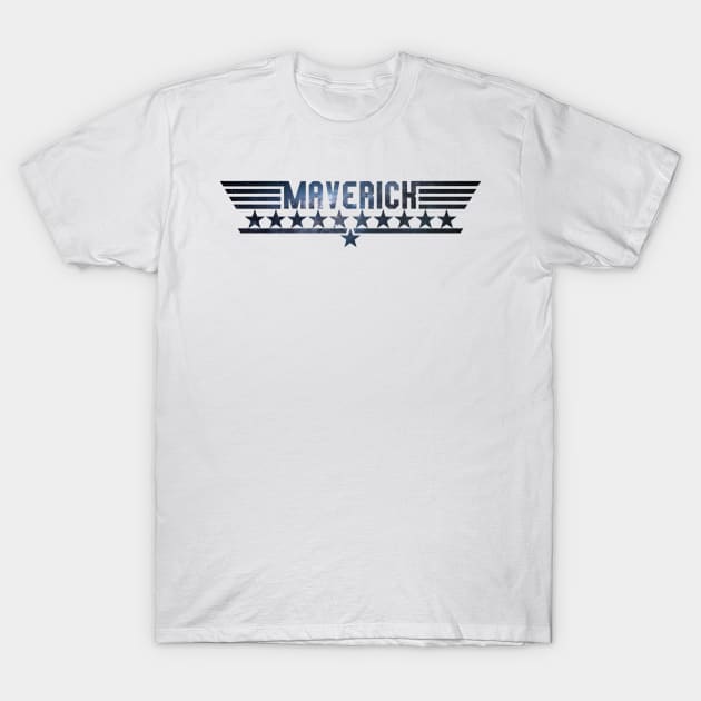 Top Gun Maverick Text T-Shirt by Angel arts